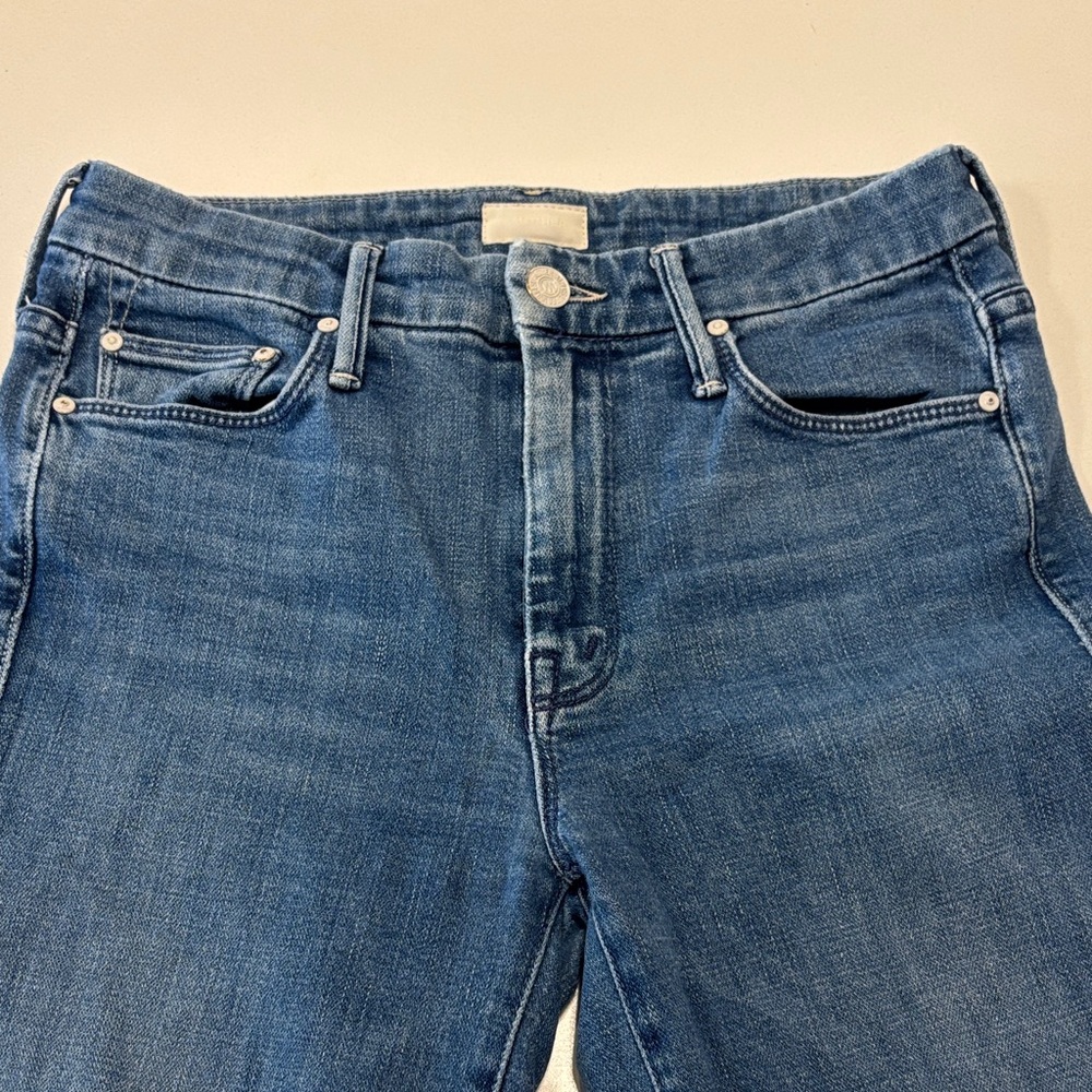 MOTHER the looker ankle fray in chain of destiny size 25 jeans